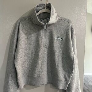 NWT! Prince Pickleball
Women's French Terry 1/4 Zip Pullover Sweatshirt Gray. XL